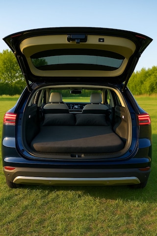 Togg T10x Uyumlu Kamp Yatağı - Şişirme Gerektirmez - Çantalı + 2 Yastık Siyah