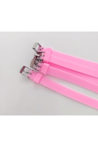 5 Li Silikon Ayarlanabilir 08 Mm Charm Takılabilen Bileklik Açık Çok Renkli