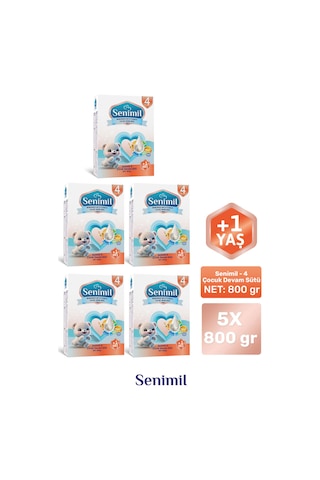 Senımıl 4 Çocuk Devam Sütü 800 G 5 Adet