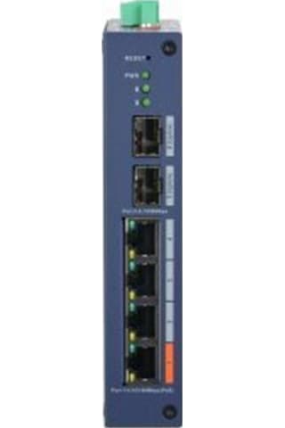 Dahua Chs4206-4gt-90 4 Port Poe 2 Port Sfp Gigabit Yönetilebilir Poe Switch 90w