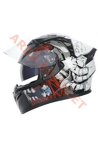 Kc-kapalı Vizörlü Kask Kc316-1 Kuru Kafa Xl E Belgeli Çok Renkli