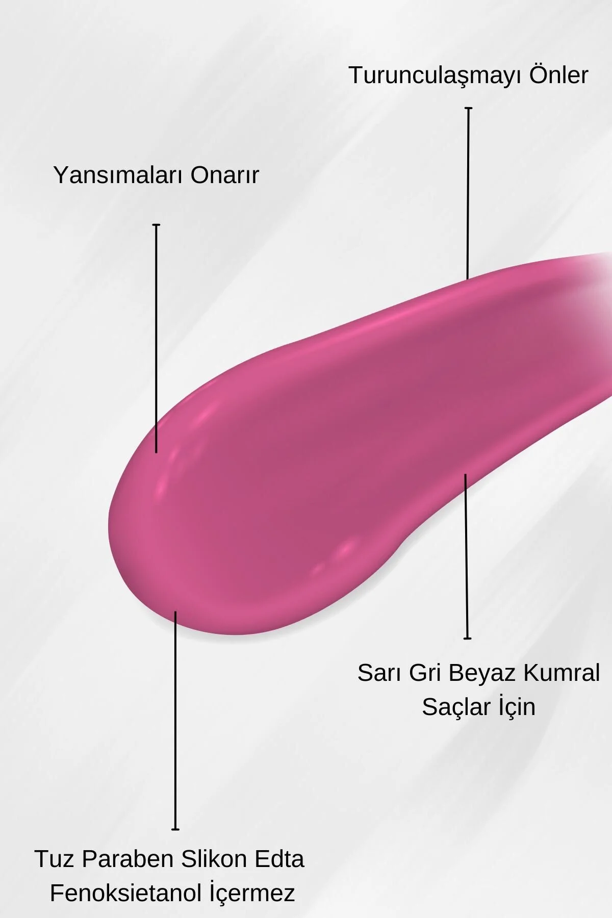 Visbuen Silver Mor Şampuan 500 ML