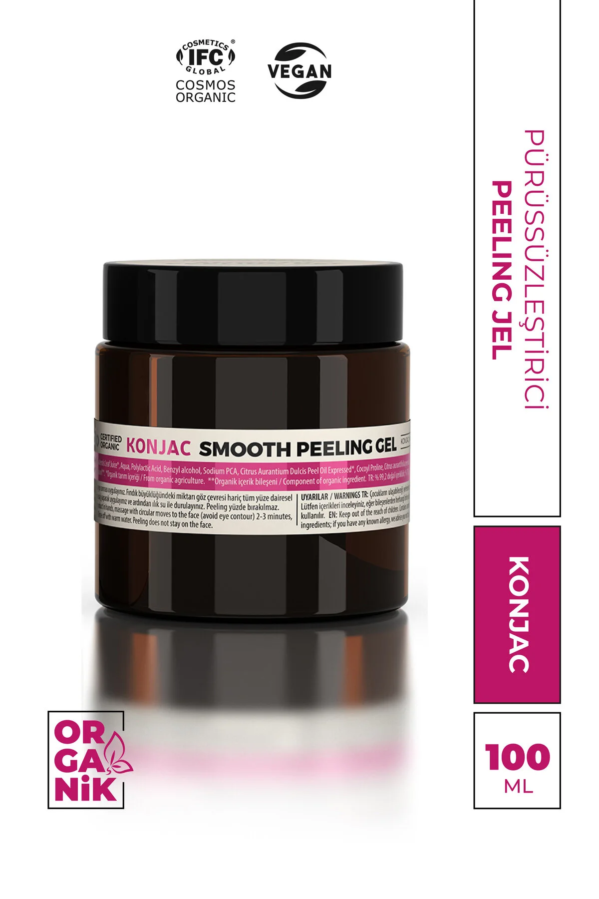 Monoibio Konjac Organik Arındırıcı Aydınlatıcı Peeling - Akne Karşıtı Nemlendirici Peeling 100 Ml