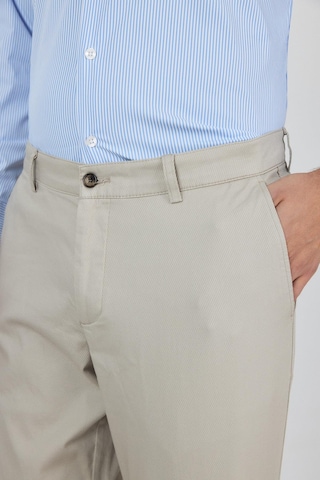 İmza Taş Rengi Gabardin Yan Cep Düz Paça Comfort Fit Pamuklu Casual Chino Pantolon 1003250121 Taş