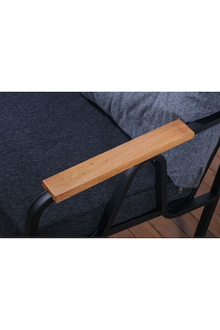 Pimango Pi Angel Bahçe Balkon Mutfak L Köşe Takımı 180 x 180 CM Gri - Siyah Açık Gri