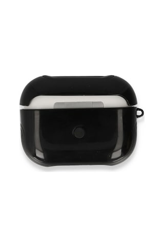 Apple, Uyumlu AirPods Pro 1.nesil 3in1 Kılıf - Siyah