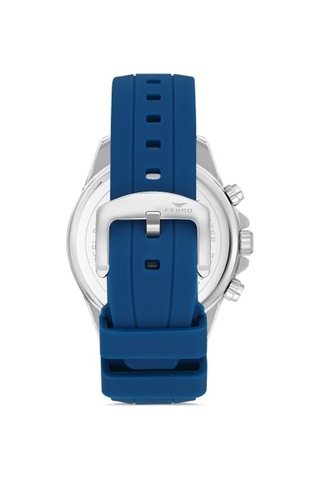 Ferro Fm11379dwt-l3 Quartz Silikon Lacivert 46 Mm Erkek Kol Saati