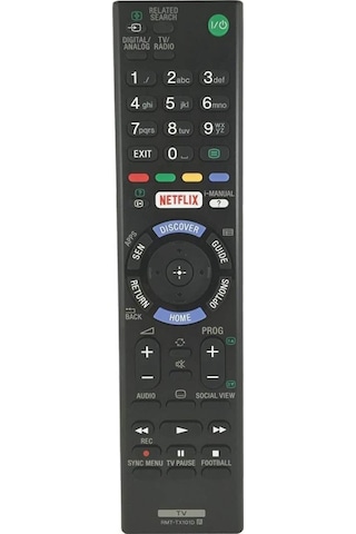 Anjiexun Sony Bravia Led Tv İçin Rmt-tx101d Uzaktan Kumanda Değişimi