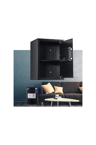 Closter Clp-501 Yüksek Kaliteli Büyük Boy Çelik Para Kasası 50x35x30 Cm