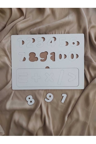 Ahşap Çocuk Puzzle Temel Aritmetik