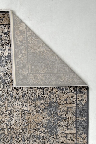 Hoom Rugs Natural 1707 Siyah Sarı Klasik Salon Halısı