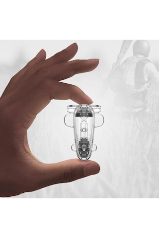 Baseus Ateş Düğmesi - Pubg - Tüm Oyun Ve Telefonlar İle Uyumlu Oyun Konsolu - Universal Oyun Adaptörü Şeffaf Acpbcj-02