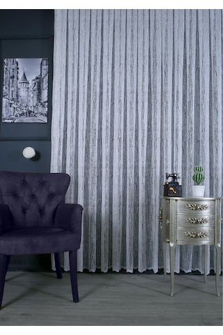 Evdepo Home Kullanıma Hazır Tül Perde (547302008)