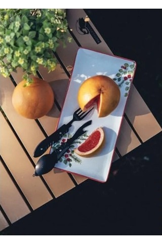 Katlanabilir Çatal Bıçak Kaşık Seti - Ayrılabilir, 18 Cm 6999