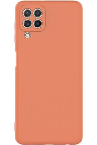 Samsung Galaxy Uyumlu M22 Kılıf İçi Telefonu Çizmeyen Kadife Kaplı Dışı Soft Yapılı Esnek Lansman Kapak Ryc/mara Turuncu
