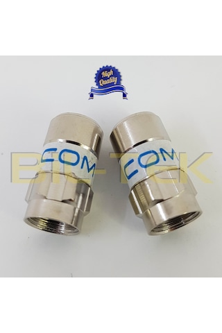 Novacom Rg6 Kendinden Sıkmalı F Konnektor - 2 Adet