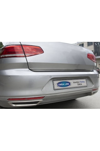 Omsa Vw Passat B8.5 Siyah Krom Bagaj Alt Çıtası 2019 Ve Sonrası
