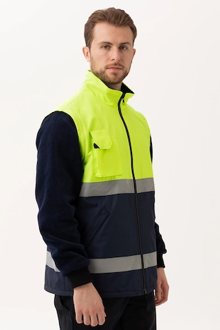 Pendula Mont - Soğuk Havalara Uygun Reflektörlü İş Montu Yüksek Görünürlük F.sarı--lacivert