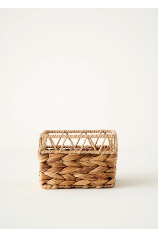 Bella Maison Vesna Dekoratif Sepet Naturel 20x14x14 Cm Ekru
