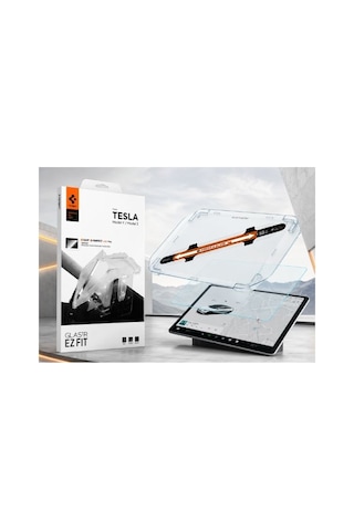 Spigen Tesla Model Y & Model 3 Cam Ekran Koruyucu Anti-glare