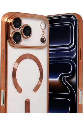Apple, Uyumlu iPhone 17 Pro Max Kross Magneticsafe Kapak Turuncu