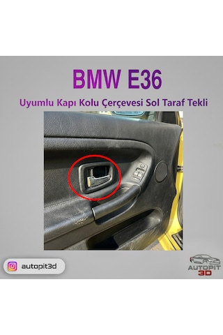Bmw E36 Uyumlu Kapı Kolu Çerçevesi - Sol Taraf