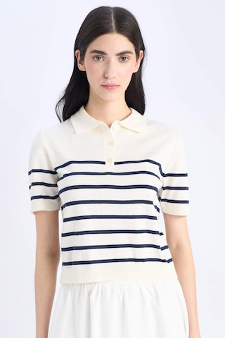 DeFacto Regular Fit Polo Yaka Çizgili Kısa Kollu Triko Tişört C4402AX25SPER105