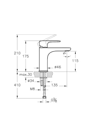 VitrA A4270674 Root Round Yüksek Lavabo Bataryası Soft Altın