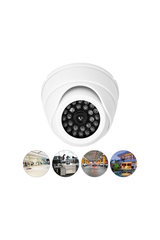Yuntech01 Sanal Güvenlik Kamerası - Led Işıklı Simülasyon Kamera, Mağazalar İçin Yüksek Gerçekçilik, Hırsızları Caydırır, Pil Dahil Değil