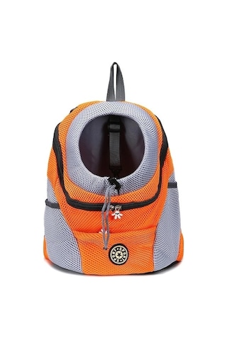 Fochsia Açık Evcil Köpek Taşıyıcı Çanta, Boyut: L Turuncu