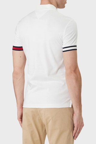Tommy Hilfiger Erkek Polo Yaka T Shirt Mw0mw42743 Ybr Beyaz