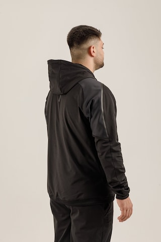 Airlife Stronger High Rsi 5 7 Tam Boy Fermuarlı Erkek Büyük Beden Kapüşonlu Sweatshirt Siyah