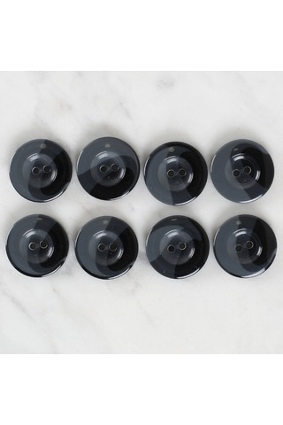Loren Crafts 8'li Düğme Gri - 1129