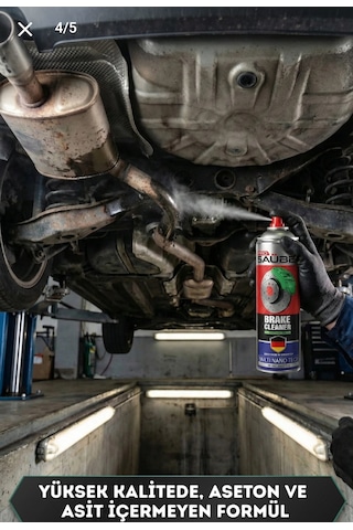 Pro Saüber Fren Balata Spreyi 500 Ml X 2 Adet Balata Disk Temizleyici, Yağ Ve Kir Sökücü, Hızlı Buharlaşan Formül