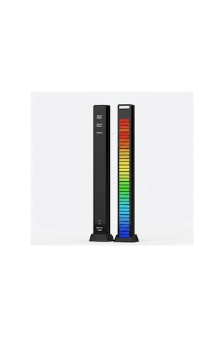 Trobus Sese Duyarlı Rgb Ambiyans Işık Barı Led Araç Torpido Üstü Siyah