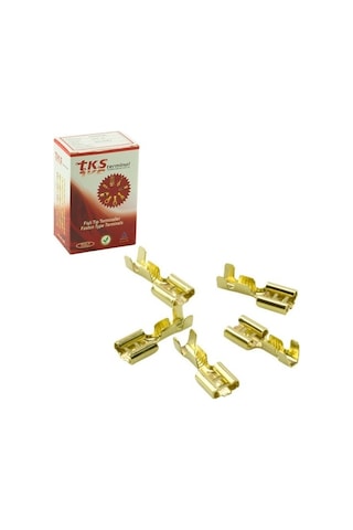 Sarı Kablo Pabuç (Sf-2D) (300Lük) Paket Fiyatı Dişi Fiş Tırnaklı
