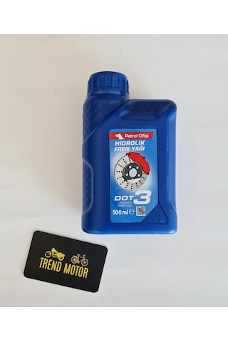 Petrol Ofisi Dot 3 Hidrolik Fren Yağı 500 Ml - Yeni Üretim