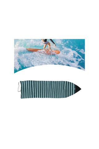 Suntek Sörf Tutkunları İçin Tahtası Çorap Kılıfı Yeşil Şerit Yeşil