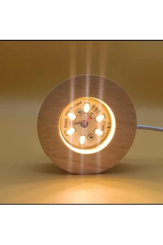 Mr 3d Kristal Cam Küre, Ahşap Soketli Gece Lambası,led, Sevgiliye Hediye, Noel, Öğretmenler Günü, Özel Tasarım Çok Renkli 62873998