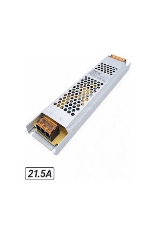 Aqua Au-1554 12v 21.5a Amper 250w Metal Güvenlik Kamera Şerit Led Adaptör Trafo
