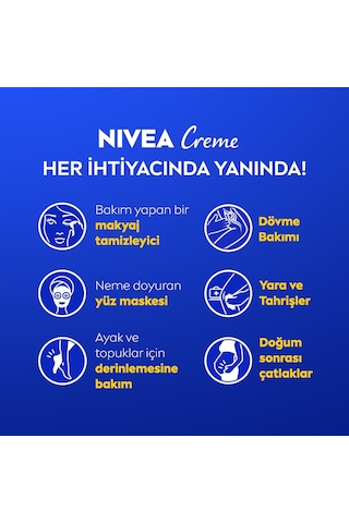 Nıvea Creme Nemlendirici Bakım Kremi 250 Ml,eucerit, El,yüz,vücut Diğer