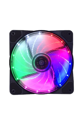 Coolmoon 12 Cm. 3d 15 Led Rgb Renkli Sessiz Işıklı Kasa Fanı