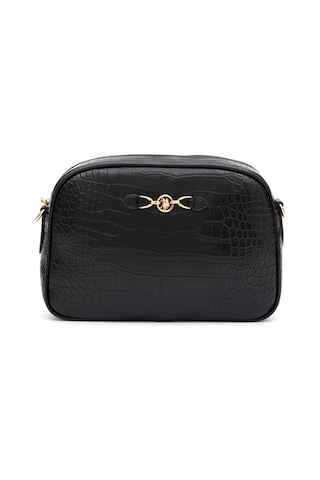 U.S. Polo Assn. Kadın Siyah Kroko Çapraz Çanta 50317817-VR046