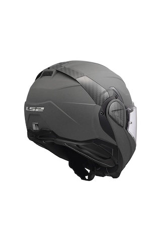 Ls2 Advant 2 Mat Concrete Kask Siyah Vizör + Şeffaf Vizör Çok Renkli