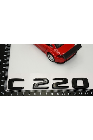 C 220 Bagaj Parlak Siyah ABS 3M 3D Yazı Logo