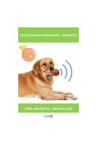 Sesli Vinil Köpekler İçin Eğlenceli Tavuk Butu Oyuncak