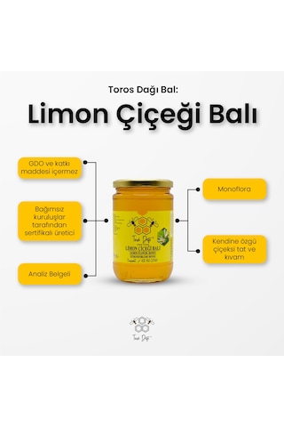 Toros Dağı Limon Çiçeği Balı 860 G