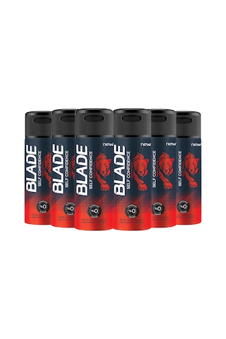 Blade Self Confidence Deodorant 6 x 150 ML