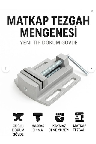 Yeni Tip Matkap Tezgah Mengenesi Güçlü Döküm Gövde Hassas Sıkma Aparatı