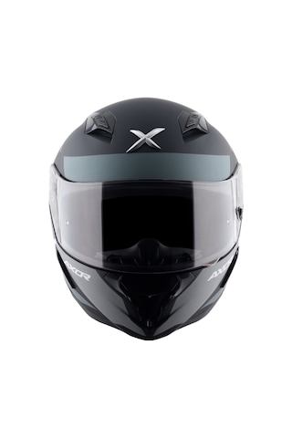 Axor Hunter Turbo Black Grey Dull Ece 22.06 Kapalı Kask Mat Titanyum - Siyah